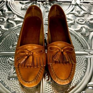 Cole Haan All Leather Soft Tassel Loafer Size 9
